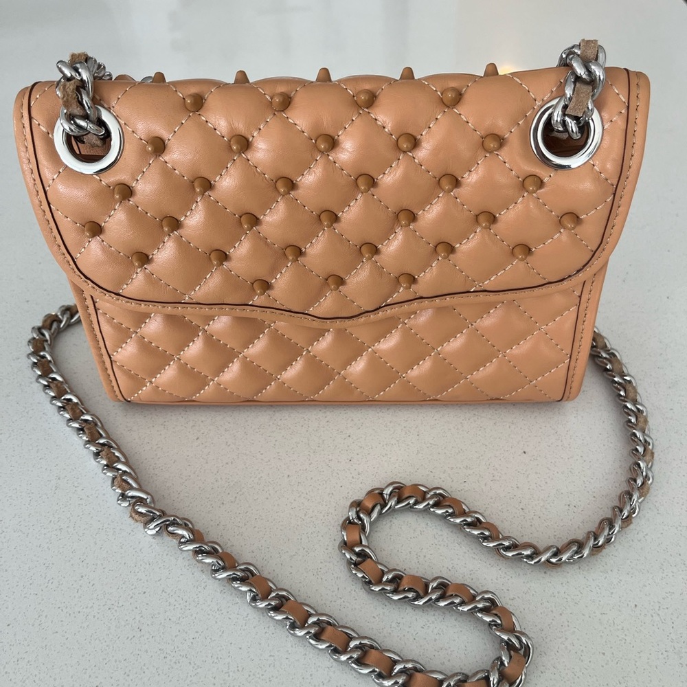 Rebecca Minkoff Quilted Studded Mini Affair bag